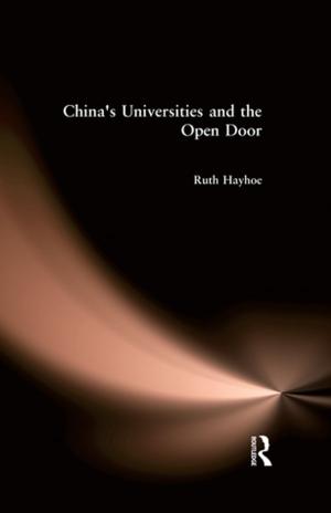 Book cover of China's Universities and the Open Door
