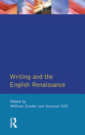 Cover of the book Writing and the English Renaissance by Don DeLillo