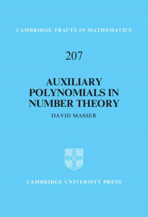 Cover of the book Auxiliary Polynomials in Number Theory by Angel Rabasa, Cheryl Benard