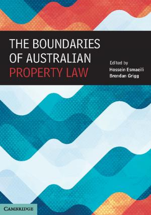 Cover of the book The Boundaries of Australian Property Law by 