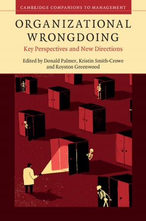Cover of the book Organizational Wrongdoing by Berk Demirkol