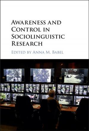 Cover of the book Awareness and Control in Sociolinguistic Research by David B. Goldstein