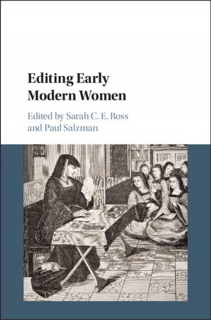 Cover of the book Editing Early Modern Women by Roger-Marc Nicoud