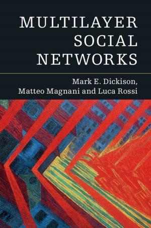 Book cover of Multilayer Social Networks
