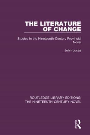 Cover of the book The Literature of Change by Adriano Colafrancesco