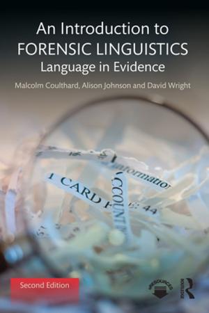 Book cover of An Introduction to Forensic Linguistics