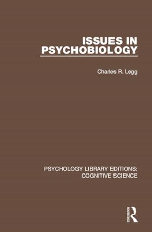 Cover of the book Issues in Psychobiology by Shulamith L A Straussner, Larry Harrison