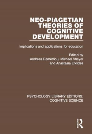 Cover of the book Neo-Piagetian Theories of Cognitive Development by Jo Catling