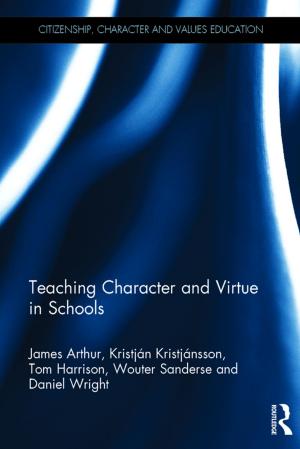 Cover of the book Teaching Character and Virtue in Schools by Jason Davies