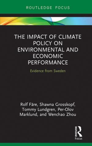 Book cover of The Impact of Climate Policy on Environmental and Economic Performance