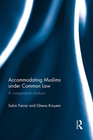 Cover of the book Accommodating Muslims under Common Law by Jack David Eller