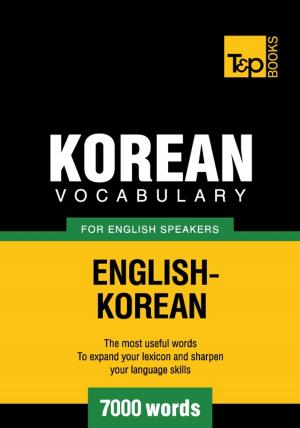 bigCover of the book Korean vocabulary for English speakers - 7000 words by 