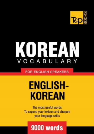 Cover of Korean vocabulary for English speakers - 9000 words