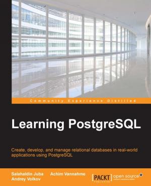 bigCover of the book Learning PostgreSQL by 