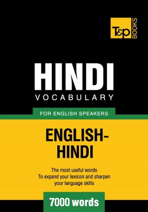 Cover of the book Hindi vocabulary for English speakers - 7000 words by 钱佳欣