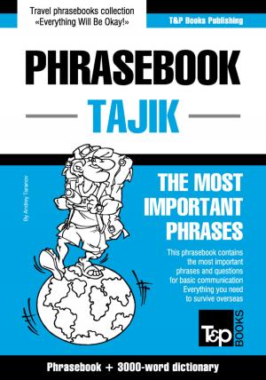 Cover of the book English-Tajik phrasebook and 3000-word topical vocabulary by Andrey Taranov