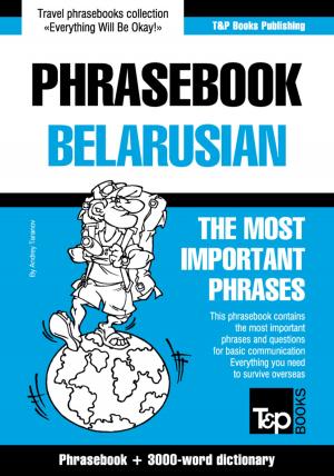 Cover of English-Belarusian phrasebook and 3000-word topical vocabulary