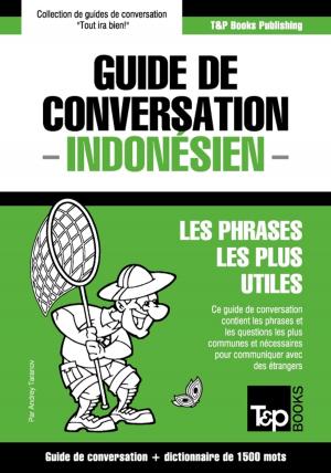 Cover of Guide de conversation Français-Indonésien et dictionnaire concis de 1500 mots