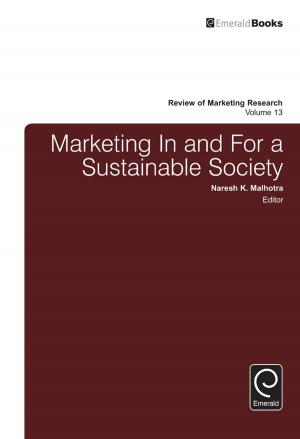 Cover of the book Marketing In and For a Sustainable Society by Professor Vincent Mosco