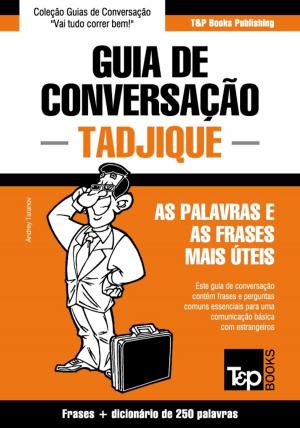 Cover of Guia de Conversação Português-Tadjique e mini dicionário 250 palavras