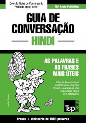 Cover of Guia de Conversação Português-Hindi e dicionário conciso 1500 palavras