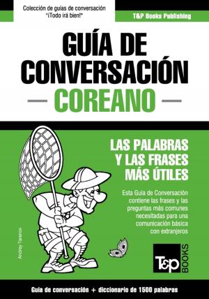 Cover of Guía de Conversación Español-Coreano y diccionario conciso de 1500 palabras
