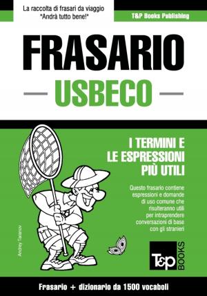 Book cover of Frasario Italiano-Usbeco e dizionario ridotto da 1500 vocaboli