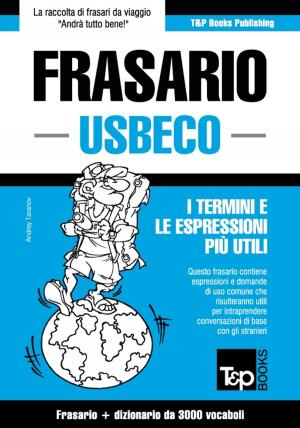 Cover of Frasario Italiano-Usbeco e vocabolario tematico da 3000 vocaboli