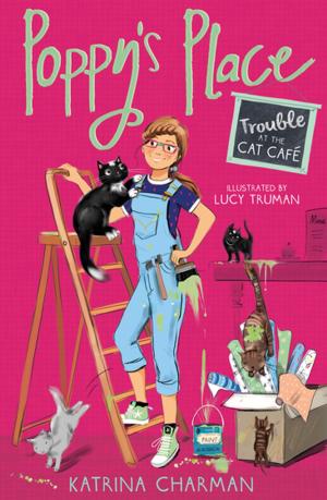 Cover of the book Trouble at the Cat Café by Lucy Courtenay