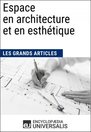 Cover of Espace en architecture et en esthétique (Les Grands Articles)