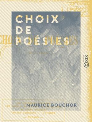 Cover of the book Choix de poésies by Jacques Porchat