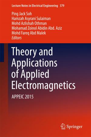 Cover of the book Theory and Applications of Applied Electromagnetics by Alain Glumineau, Jesús de Leon Morales