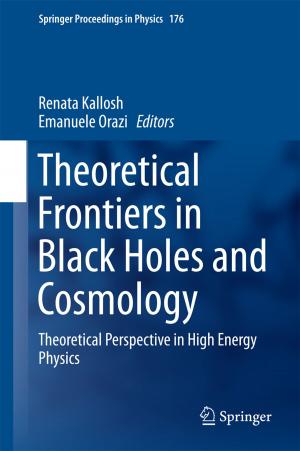 Cover of the book Theoretical Frontiers in Black Holes and Cosmology by Anja M. Scheffers, Dieter H. Kelletat