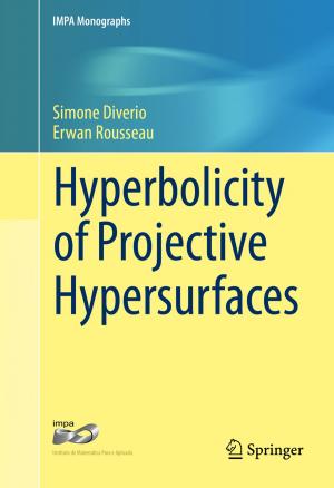 Cover of the book Hyperbolicity of Projective Hypersurfaces by Silvia Menegazzi