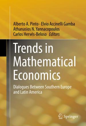 Cover of the book Trends in Mathematical Economics by Silviu-Iulian Niculescu, Florin Stoican, Sorin Olaru, Ionela Prodan