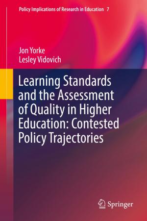 Cover of the book Learning Standards and the Assessment of Quality in Higher Education: Contested Policy Trajectories by 