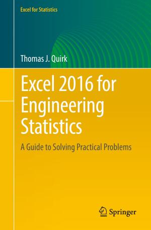 Cover of the book Excel 2016 for Engineering Statistics by Bert Vis, Colin Burgess