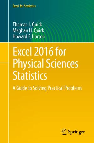Book cover of Excel 2016 for Physical Sciences Statistics