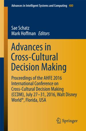Cover of the book Advances in Cross-Cultural Decision Making by Rémy Lentzner