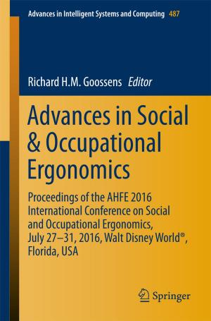 Cover of the book Advances in Social & Occupational Ergonomics by Daniele Raiteri, Eugenio Cantatore, Arthur van Roermund
