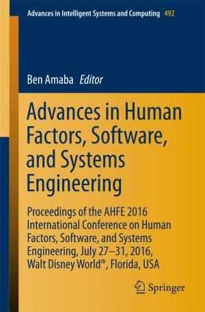 Cover of Advances in Human Factors, Software, and Systems Engineering