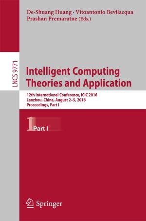 Cover of the book Intelligent Computing Theories and Application by Charles J. Golden, Matthew R. Zusman