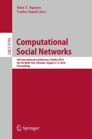 Cover of the book Computational Social Networks by Anja du Plessis
