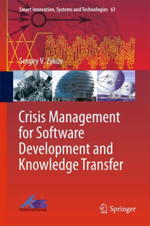 Cover of the book Crisis Management for Software Development and Knowledge Transfer by Mark McIlroy