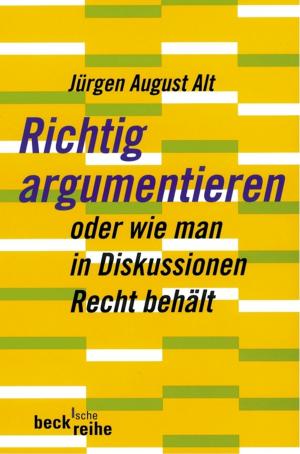 Cover of the book Richtig argumentieren by Harald Weinrich