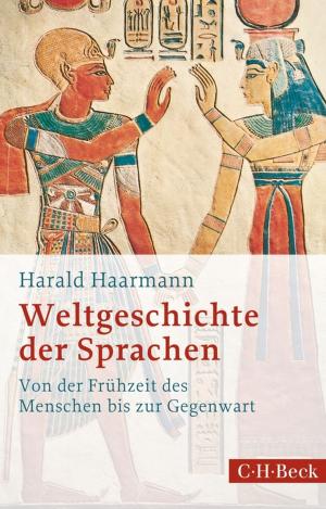 Book cover of Weltgeschichte der Sprachen