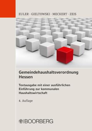 Cover of the book Gemeindehaushaltsverordnung Hessen by Jörg-Dieter Oberrath, Alexander Schmidt, Thomas Schomerus