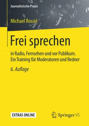 Cover of the book Frei sprechen by Manfred Bruhn