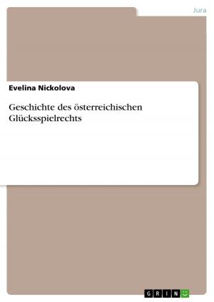 Cover of the book Geschichte des österreichischen Glücksspielrechts by Ewelina Celeba?ska