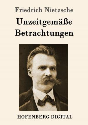Cover of the book Unzeitgemäße Betrachtungen by Max Weber